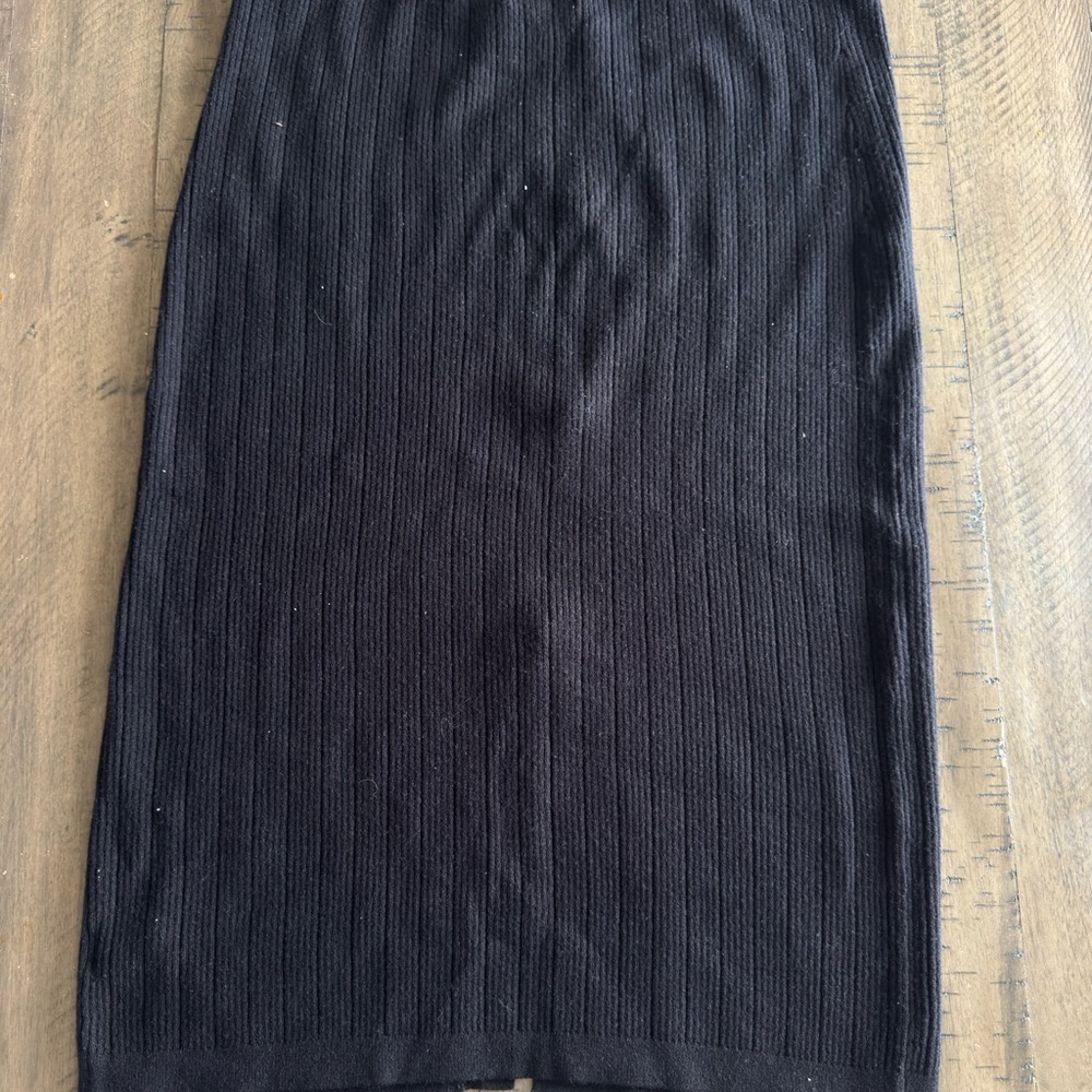 Sofia By Sofia Vergara Black Buttoned Pencil Skirt - image 3